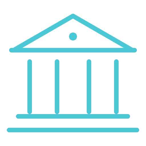Ícone de banco – empréstimos feitos por causa da ludopatia